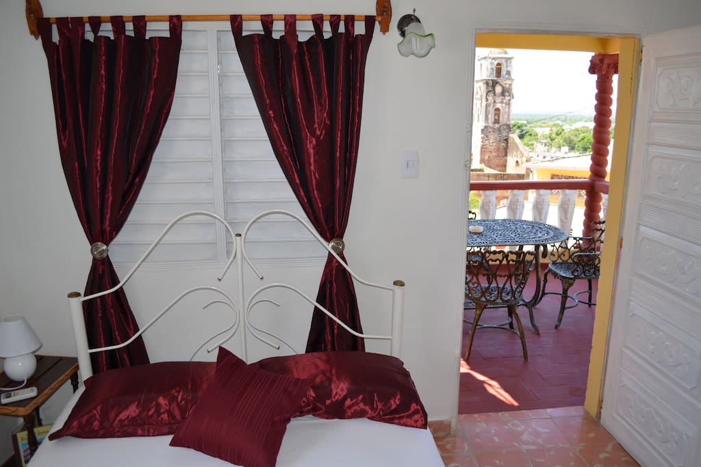 Room with door to terrace