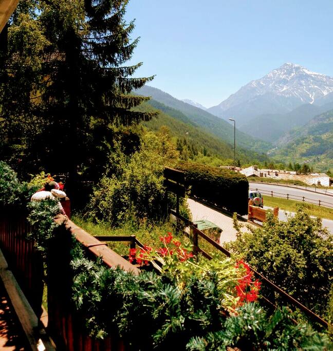 Vista dal balcone