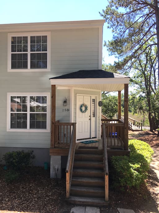 Front view of our townhouse
