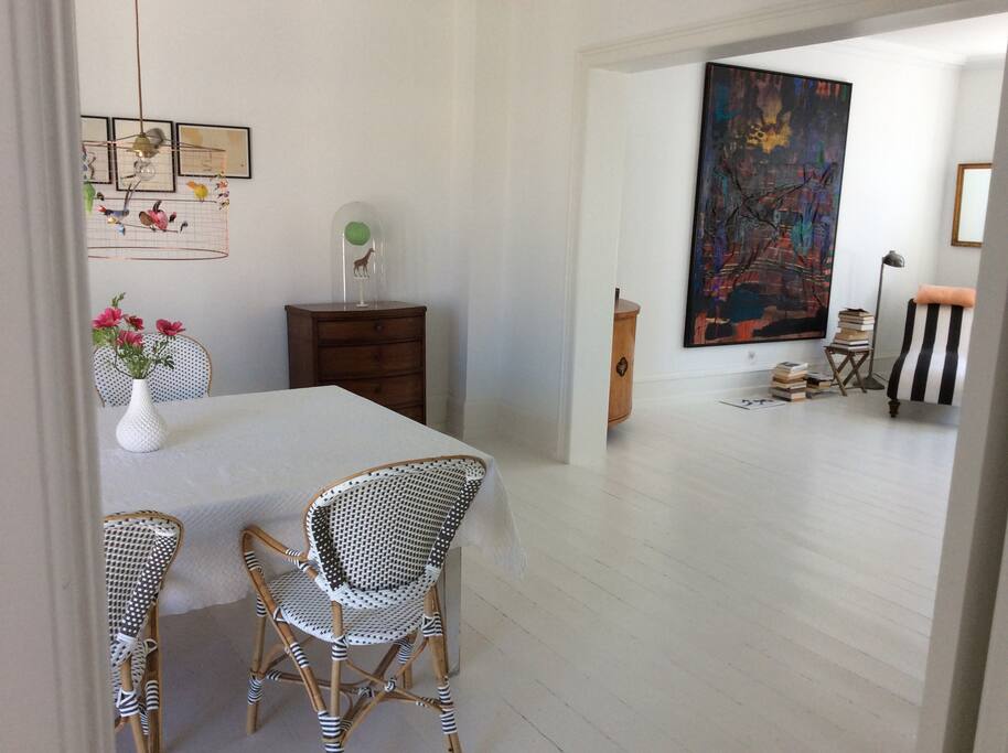 The dining room
