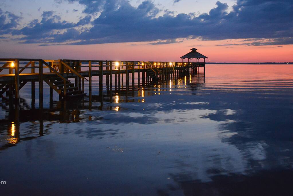 "Sound"-side at Barrier Island resort