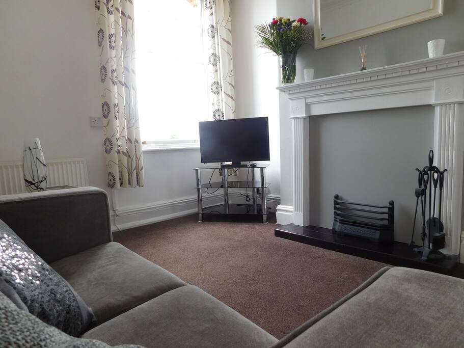 Living Room, view to River Dee and The Meadows.