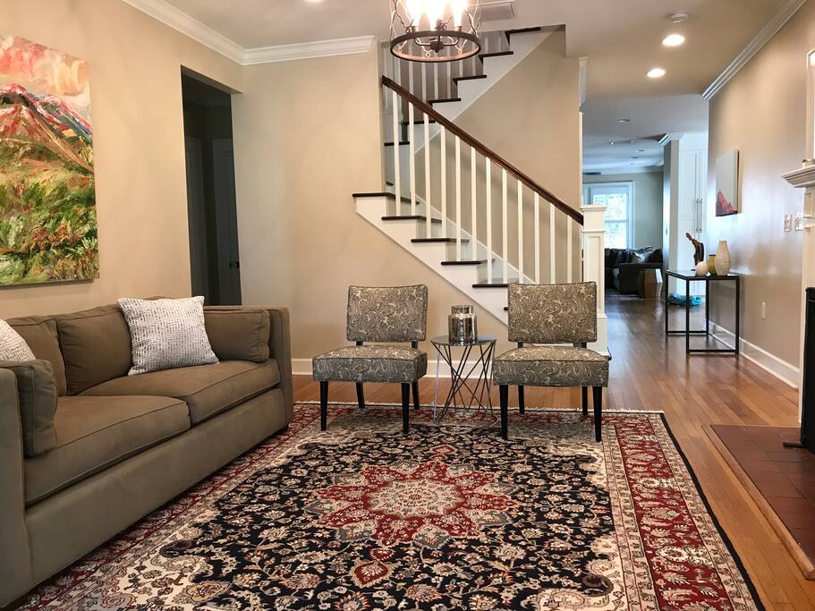 Living room at entryway