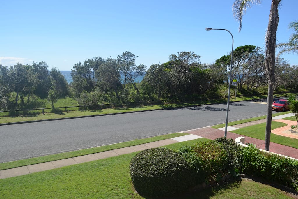 view from balcony