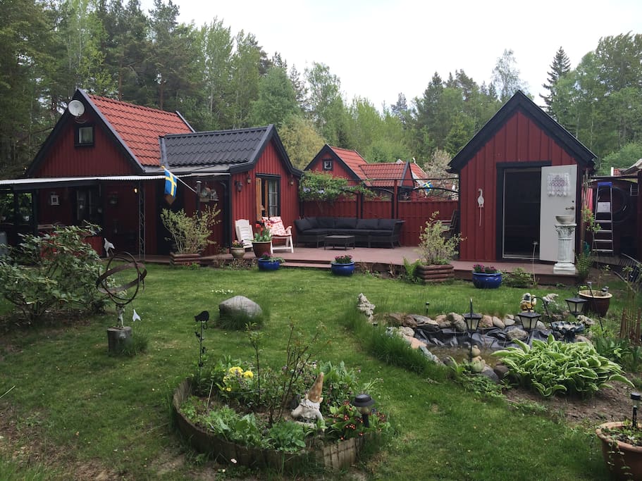 Unique cabins in the countryside close to Stockholm archipelago, only 30 min from city.