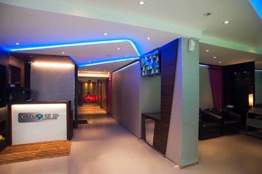 Reception and lobby area