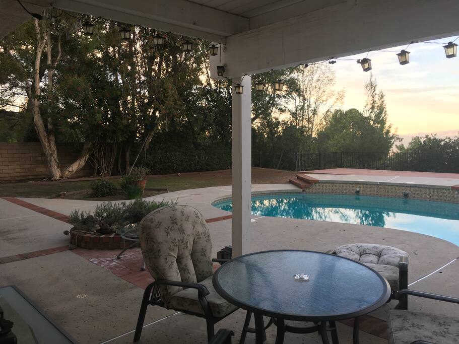 Backyard with the view