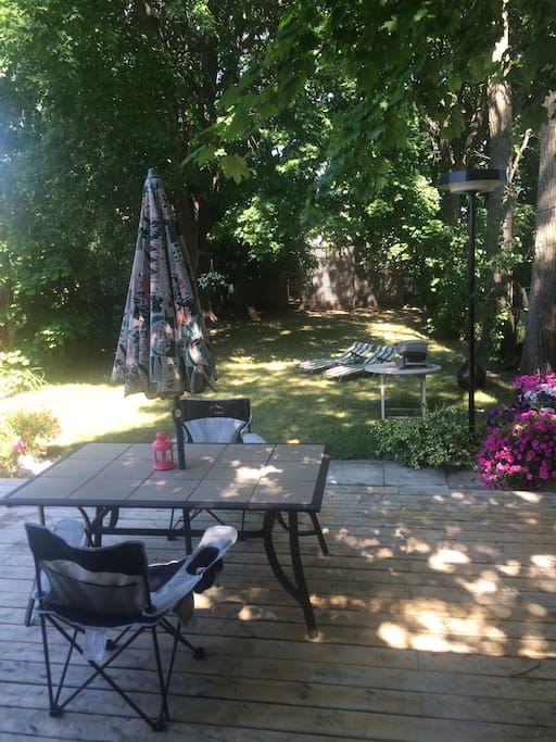 Private backyard and patio!