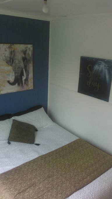 Bedroom.warm and cosy. Perfect for relaxing after a days out on the beach or lake.
