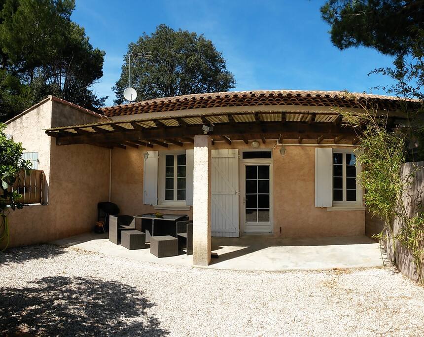 Façade plein Sud ombragée