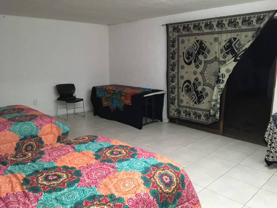Habitación 2 camas matrimoniales