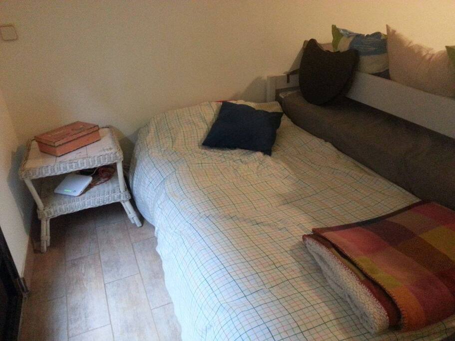 first bed