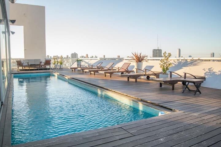 Loft duplex de 1 quarto com piscina e jacuzzi em Palermo Hollywood