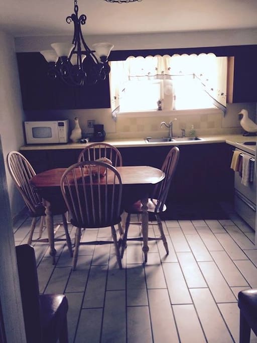 Cozy kitchen.