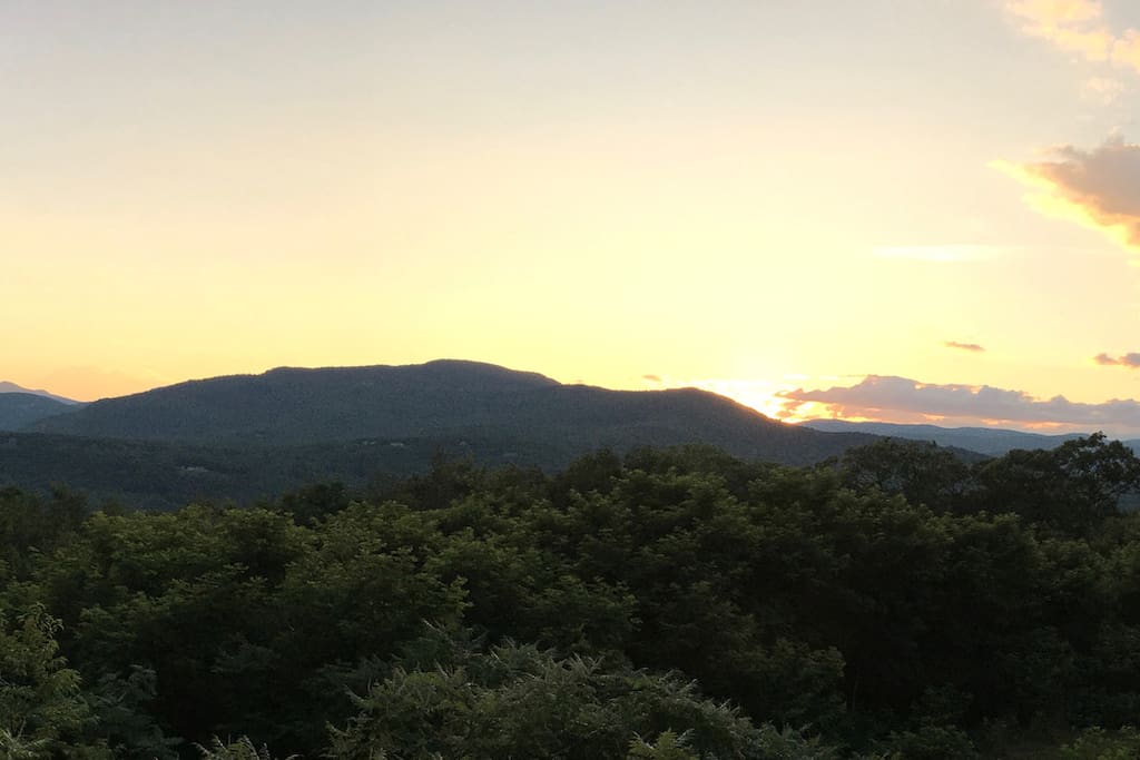 Sunset View from the deck