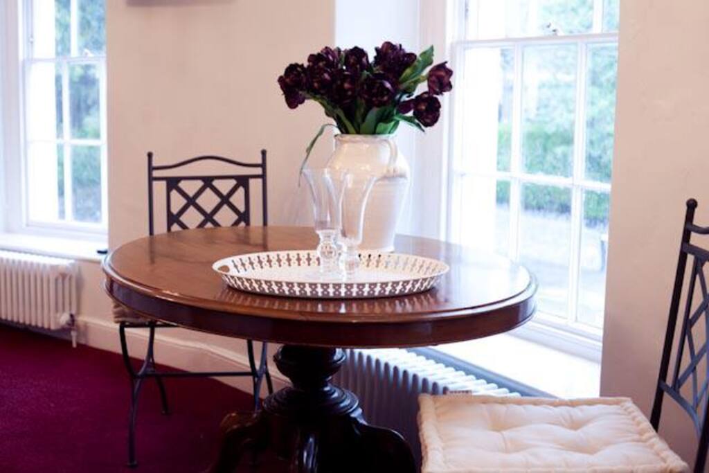 Dinning area inside room