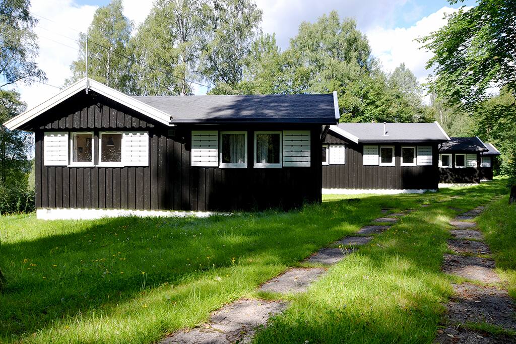 Hytte med åpen kjøkken/stue-løsning