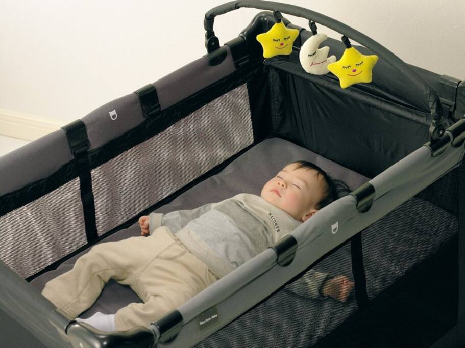 Baby cot is available.