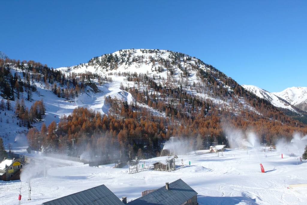 Front de neige - Vue de l'appartement