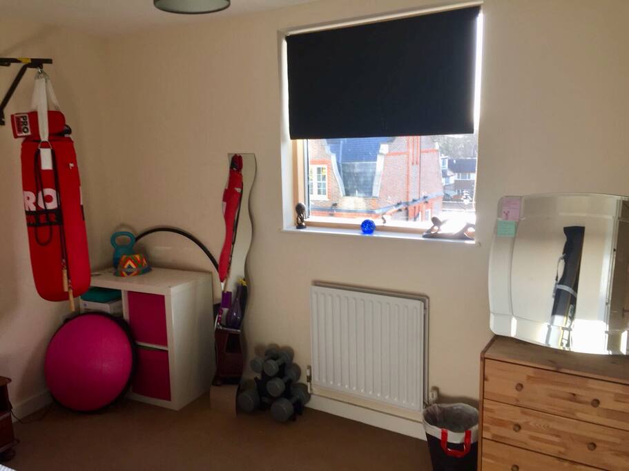 Side view of room