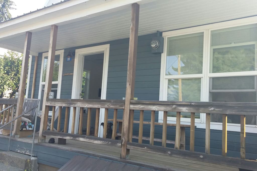 All seasons covered front porch.