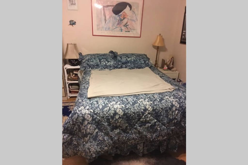 Comfy double bed which sleeps two comfortably!