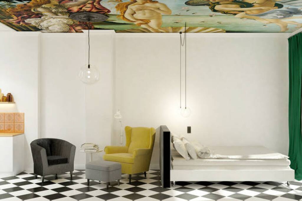 Open space apartment