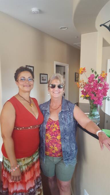 Friendly Hosts Greeting Weary Travelers!