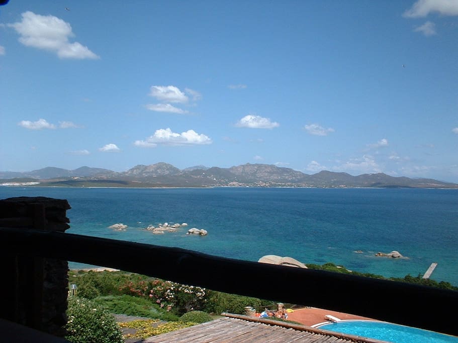 vista terrazzo golfo di olbia