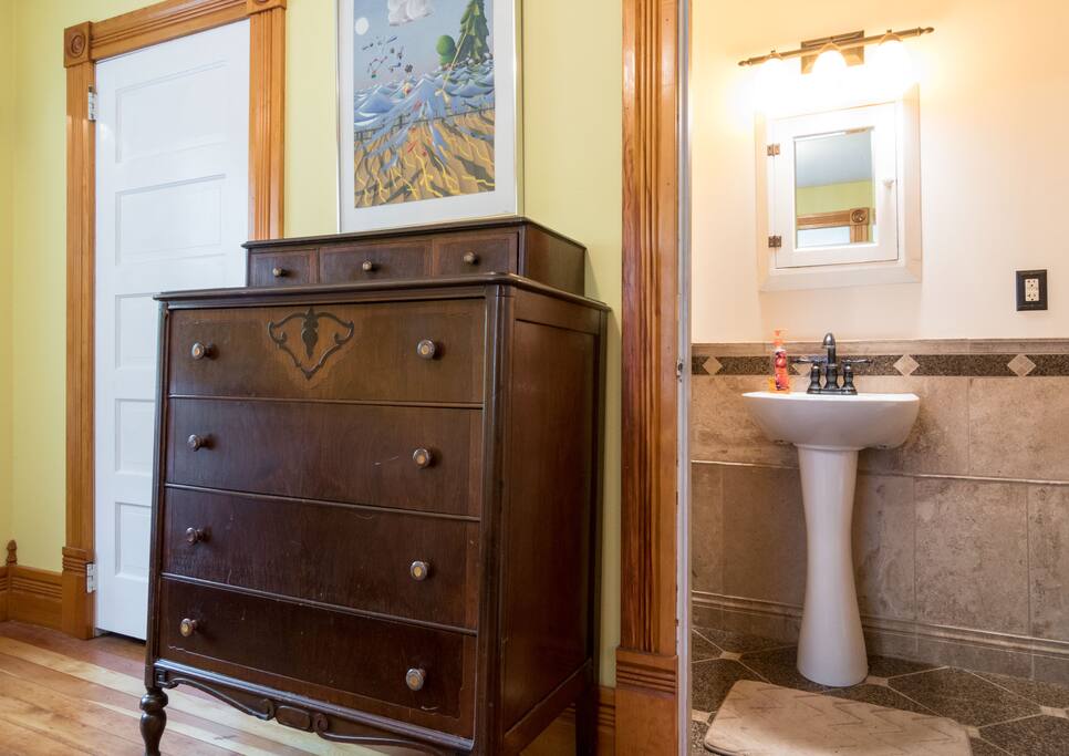 Private bathroom with shower