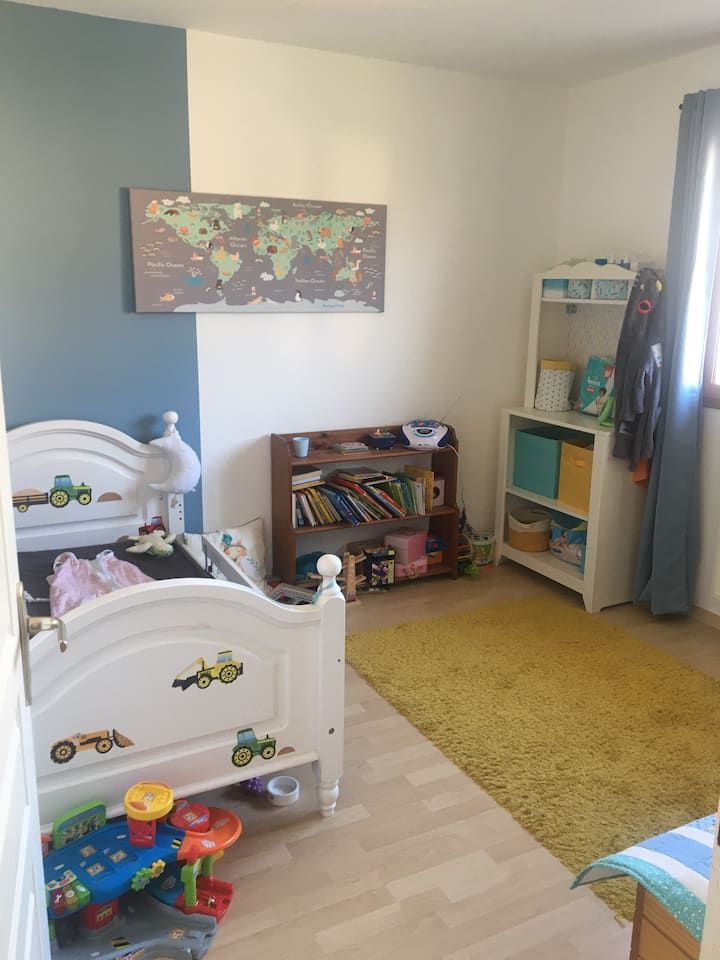 habitación infantil 1 cama individual