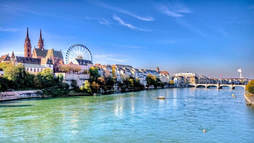 Cozy bedroom near Basel