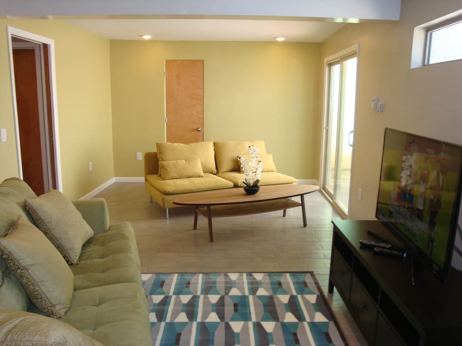 Wide open living spaces