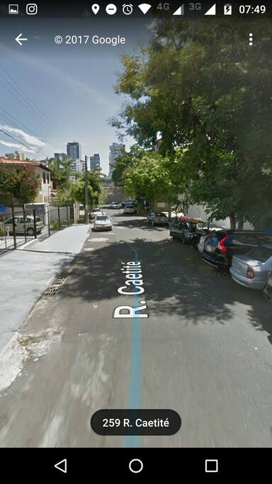 Acesso facilitado pela Rua Caetité
