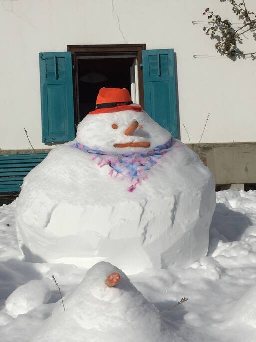 Der Schnee ist da.