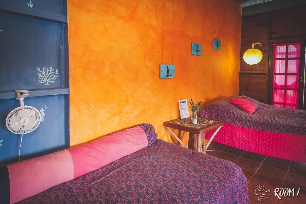 Single bed and double bed