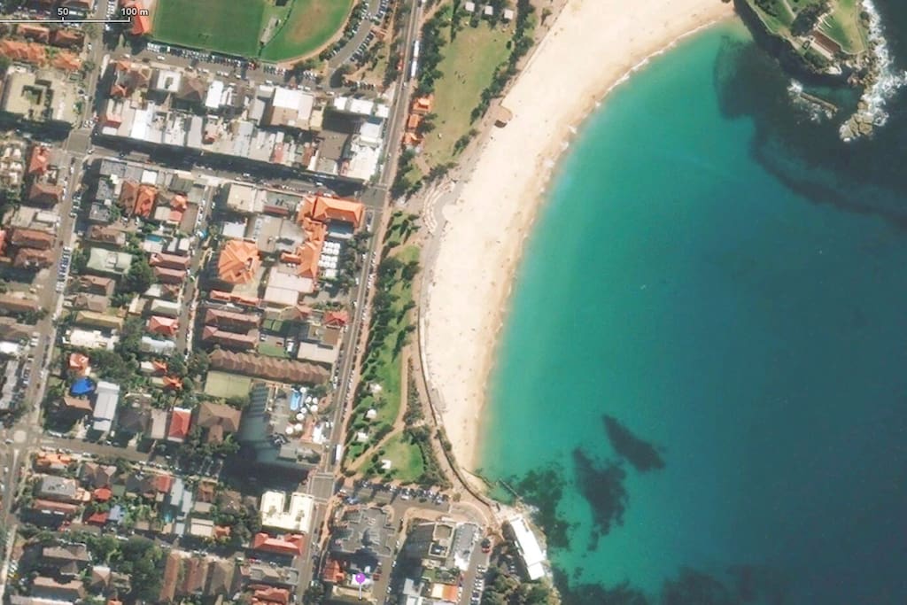 Location - Right next to Coogee Beach