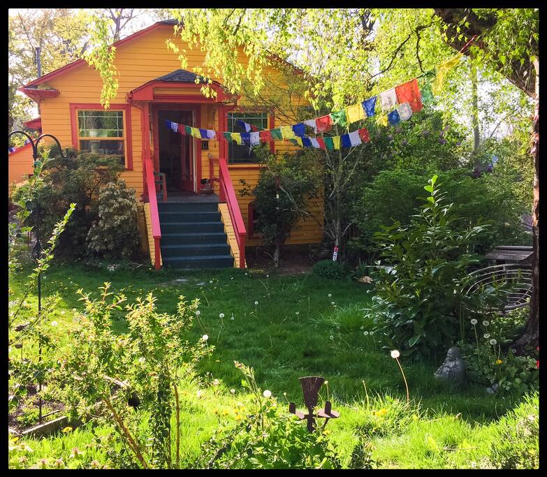 the main house