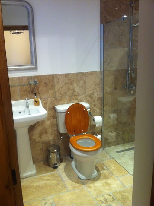 Ensuite Wet room with Waterfall walk in Shower