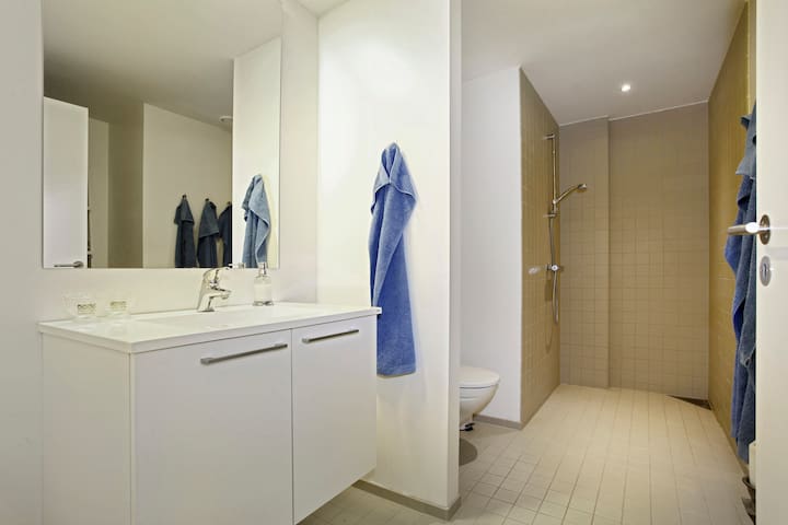 Penthouse ved vand og centralt