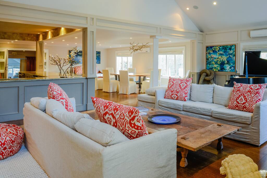 Large spaces for entertaining or just relaxing alone by a warm fire.