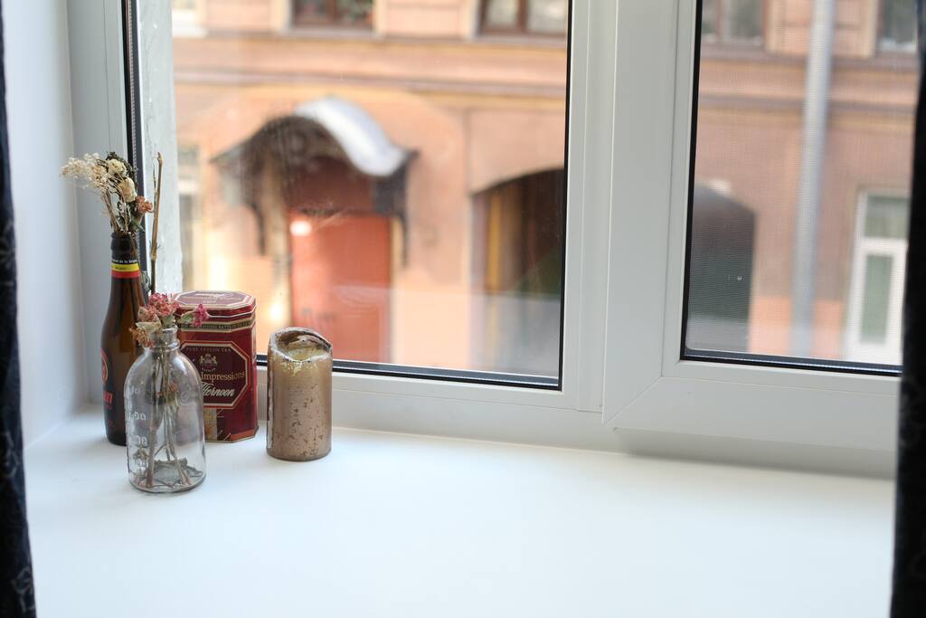 Our large windowsill