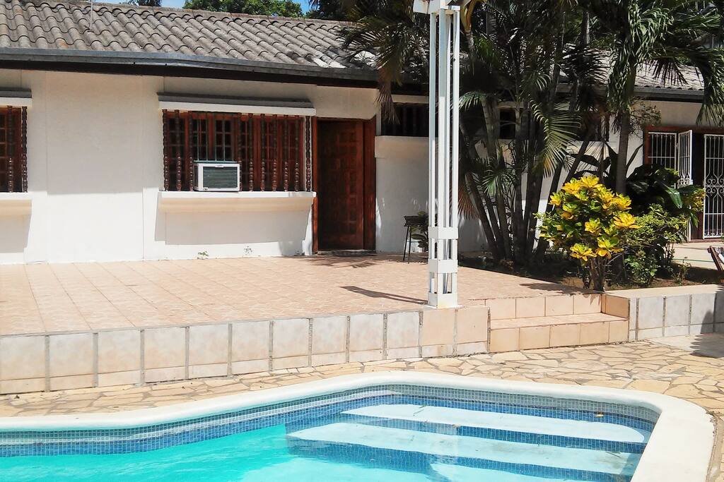 poolside access door