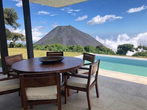 Casa Cielo - Izalco volcano views