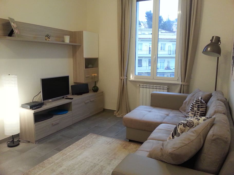 TV system includes bluetooth sound bar