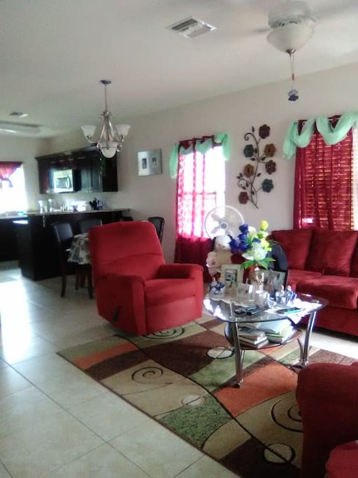 Living and dining room