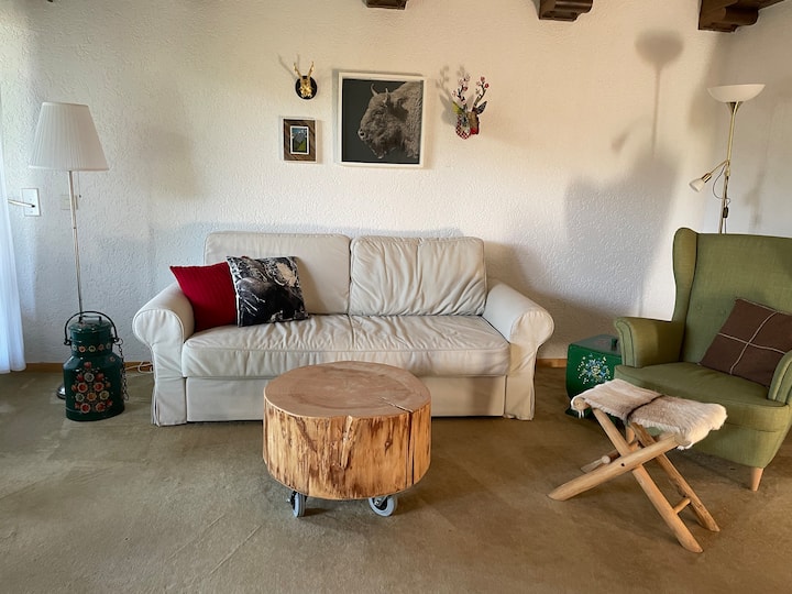 Gemütliche Wohnung Mit Großem Panoramabalkon - Übersee