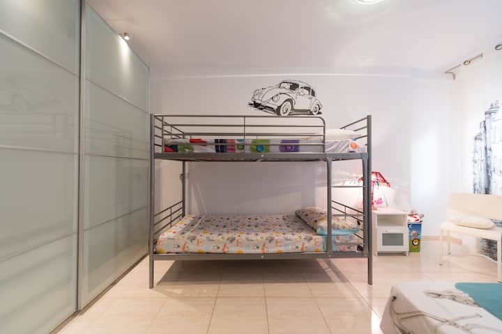 dormitorio 3º con litera y cama supletoria