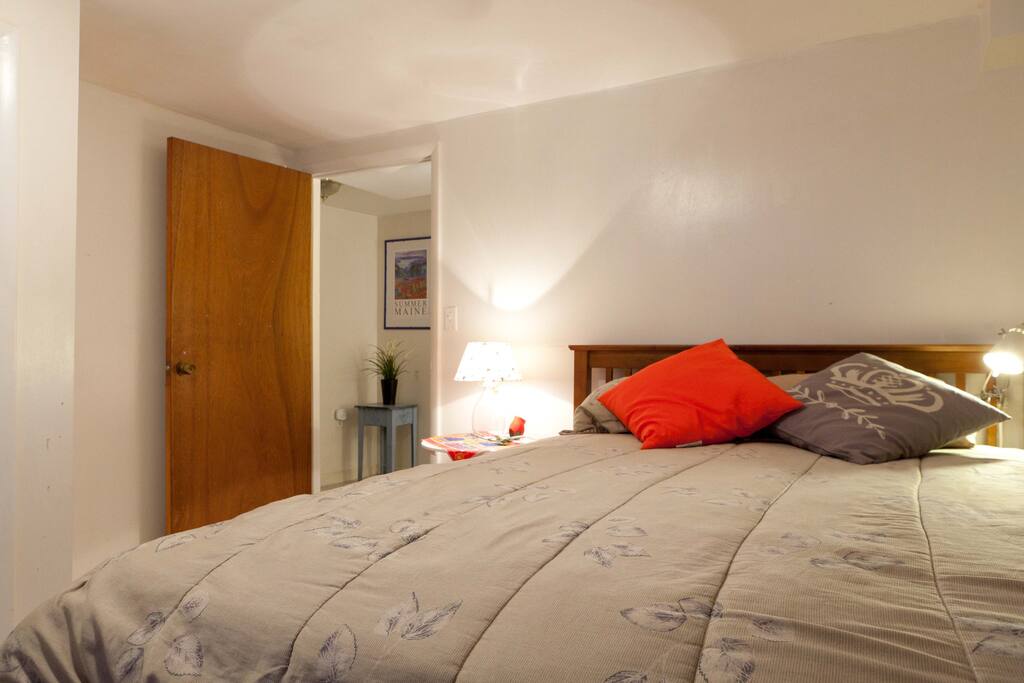 Separate bedroom, including closet