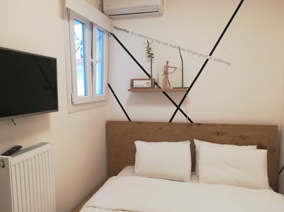 Comfortable mattresses, pillow menu, high quality linen, flat smart TV (with international channels and Netflix ready) and air-condition are all of them in our standards.
